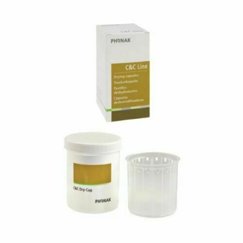 Phonak C&C DryCaps 6 Pack with Beaker Hearing Supplies